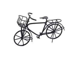 Bicicleta Metálica Em Miniatura 1:12 Para Casa De Bonecas Acessório De Decoração