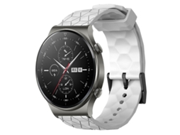 Pulseira De Silicone De Cor Sólida Com Estampa De Futebol Para Huawei Gt2 Pro 22mm
