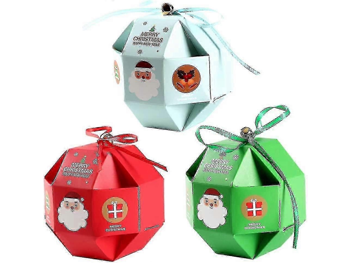 30 Caixas De Doces De Natal, Caixas De Lembrancinhas, Caixas De Presente, Caixas De Presente De Festa Diy Hengjian