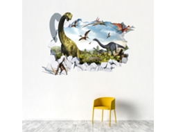//adesivos De Parede 3d Dinossauro Quebrado Parede Sala De Estar Quarto De// Aquaforge