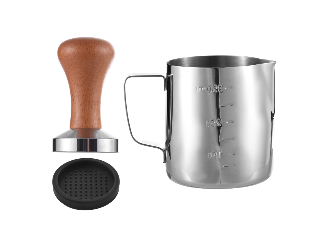 Ferramentas Café Bater Leite Medir Volume Conjunto