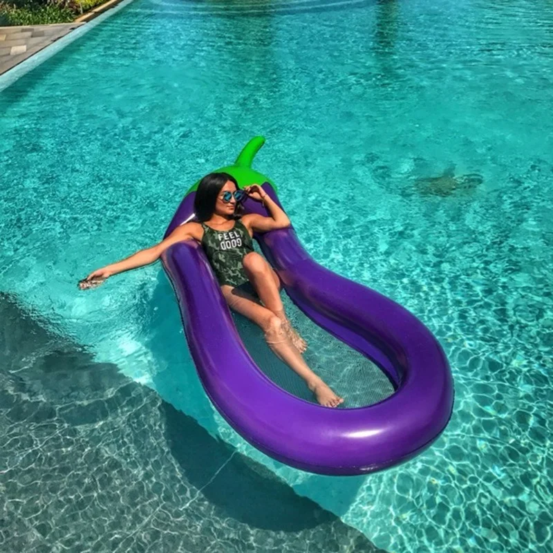 Boia em Formato de Berinjela, 270cm, Roxa AQUAFORGE