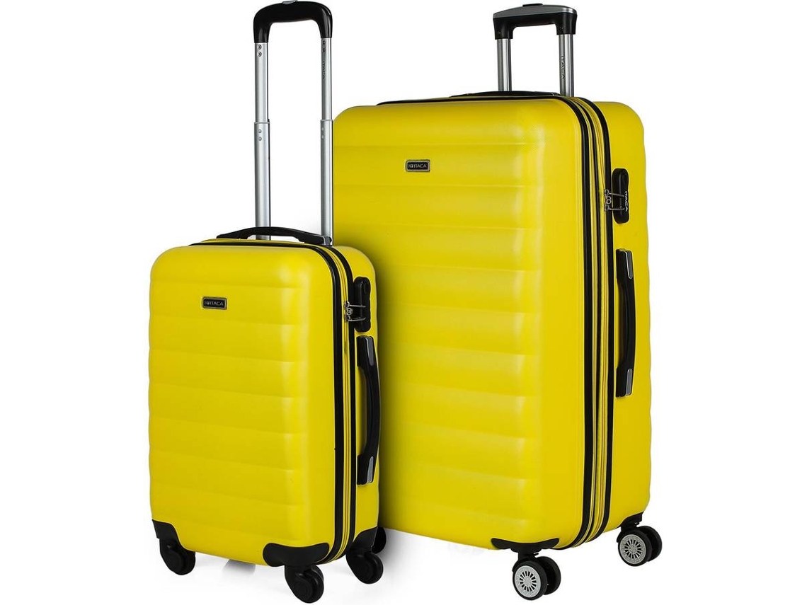 Conjunto de Malas de Viagem ITACA ABS Amarelo (135 L)