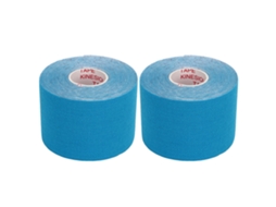 2026rebe-2pcs Cinta De Kinesiología Atlética 5cm X 5m Para Músculos, Fitness Y Bádminton, Azul Cielo