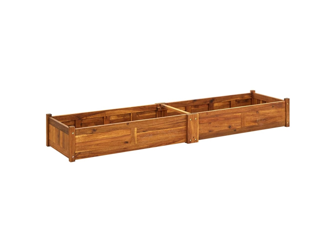 Raised Bed, Raised Beds Vidaxl Marrom Madeira (200 X 50 X 25 Cm)