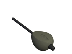 Chumbo Plano Go Green Inline Dourado 100 Gcarp Expert