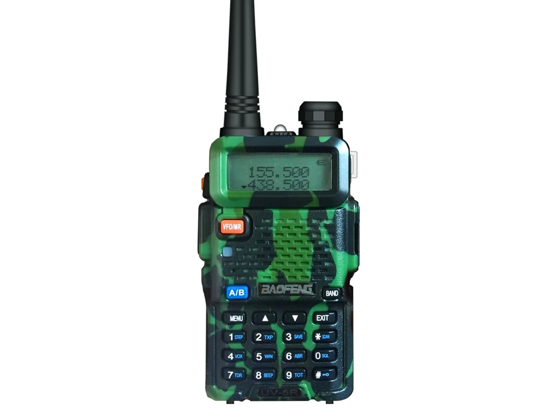 Baofeng Uv 5r 8w Walkie Talkie Interphone Vhf Uhf Dual Band 128 Channels Fm Receiving With 2800mah Battery Led Screen Flashlight LAXISCREED