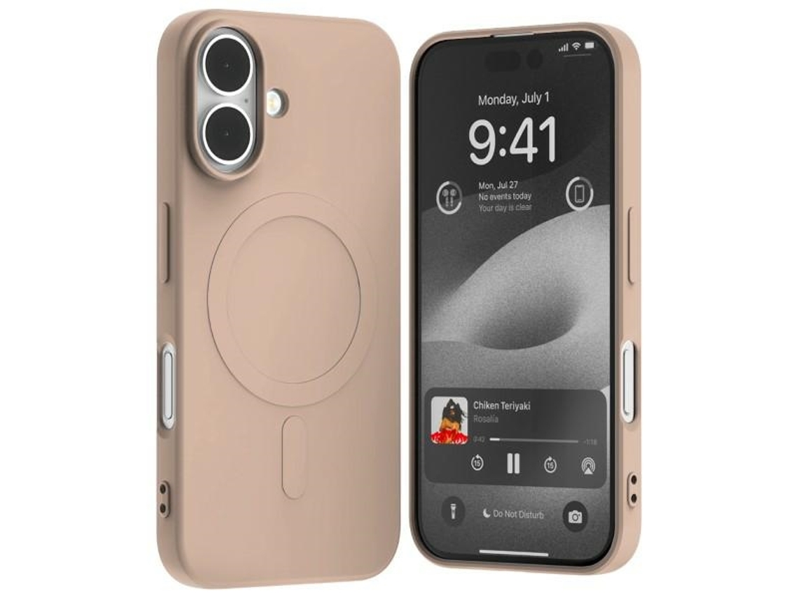 Capa Magsafe para iPhone 16 MERCURY Silicone Rosa