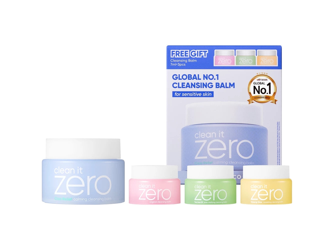 Banila Co Clean It Zero Cica-relief Calming Cleansing Balm Conjunto Especial