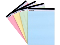 Pacote com 4 Folhas de Papel Caesar Color Thicker A4 Estilo Americano, Azul BRILVIBERA