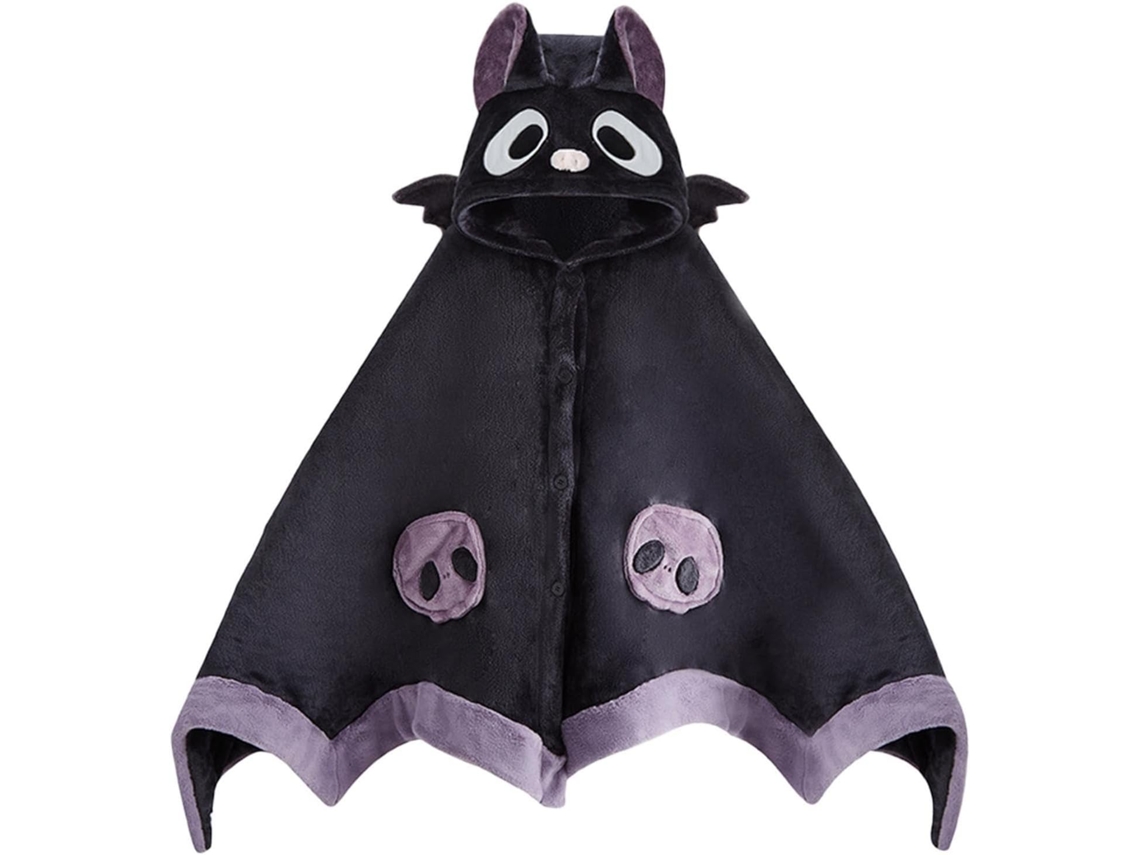Manta Bat Sop Capa de Morcego Confortável, Portátil Fofa com Capuz Divertida, Ultra Grossa, Tamanho CHABERLU