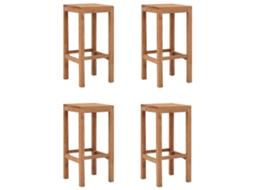 Bar Stool, Bar Stools Vidaxl Marrom Madeira (n/a)