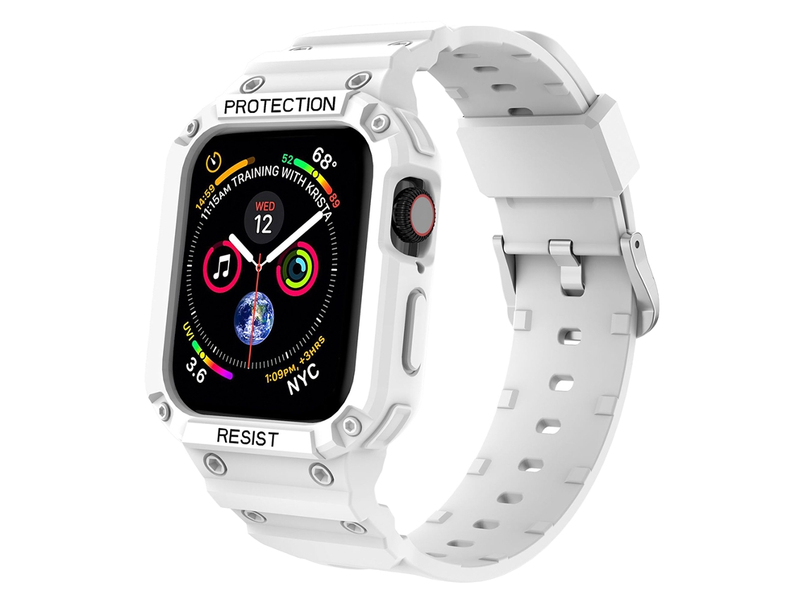 Pulseira De Tpu Para Relógio E Capa Protetora Para Apple Watch.