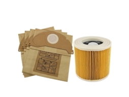 Paper Bags Dust Hepa Filters For Karcher Vacuum Cleaners Wd2250 Wd3.200/3.600 Mv2/3 Wd3 A1000/2204/2251/2064/2101 K2301