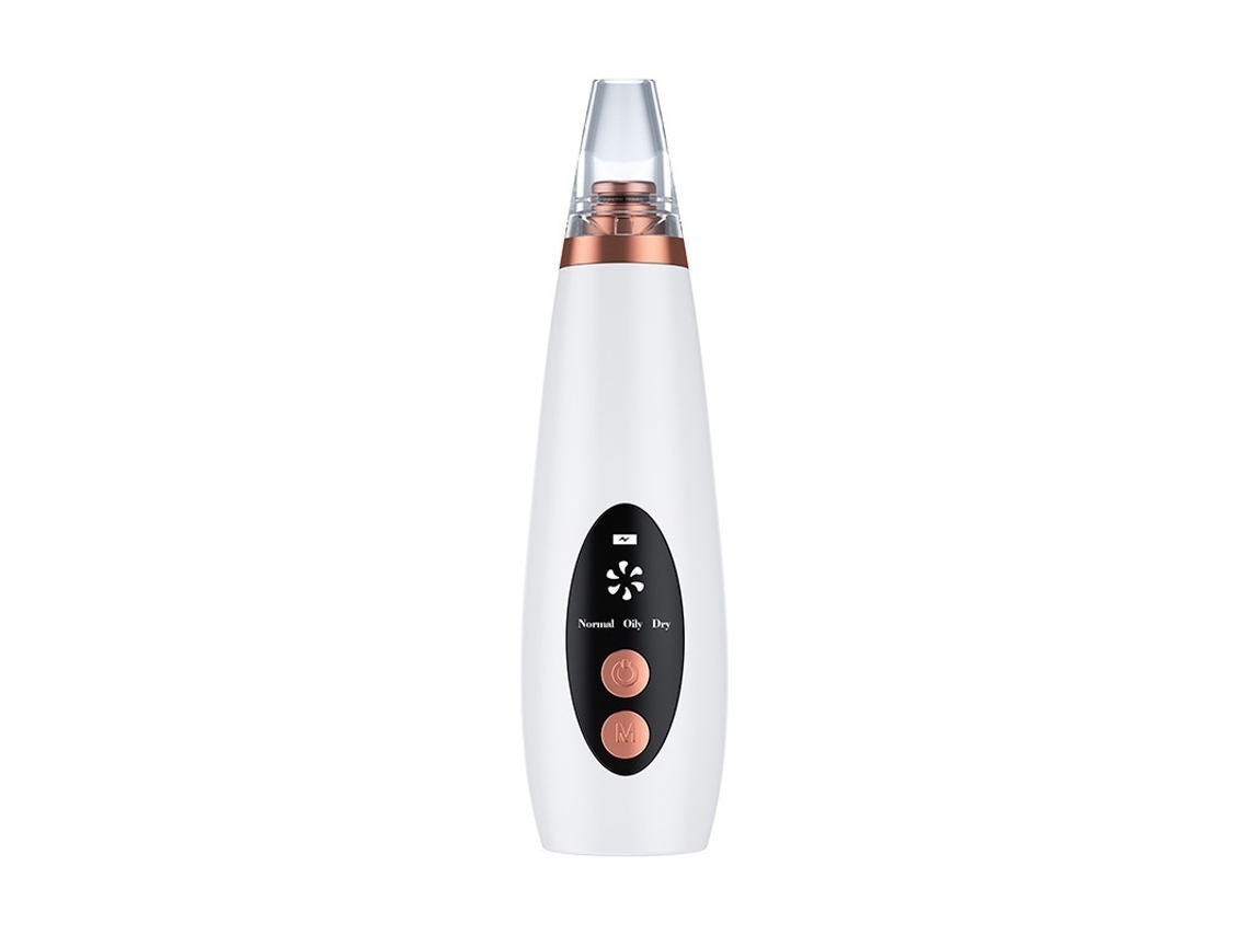 Removedor De Cravo Recarregável Usb A Vácuo Ferramenta Facial Elétrica Com Limpador De Poros Multifuncional E Tela Led Branco Yunzii