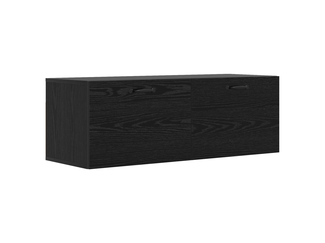 Maison Exclusive - Armário De Parede Carvalho Preto 100 X 36,5 X 35 Cm