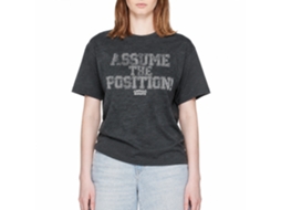 Rockinstone Animal House Movie Position Yourself Heather Black Adult T-shirt Size:m