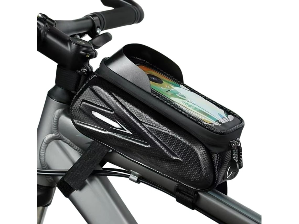 Bolsa de Bicicleta Antiderrapante e Resistente Ao Desgaste À Prova Dágua e Guarda sol Cabe em Telefones de Até 6 5 Polegadas Ideal para USHION