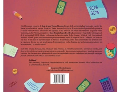 Livro Mi Primer Libro De Finanzas De Jose Torres E Juan Saavedra (espanhol - Capa Dura)