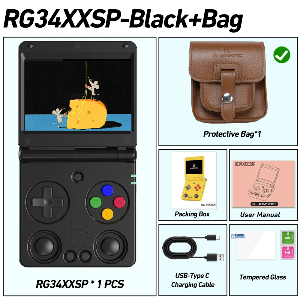Conjunto de 128g Prata 12g 256g Bolsa Rg477m Consola de Jogos MDUG