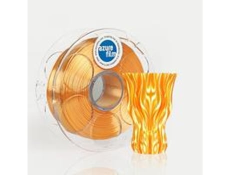 Silk Flame Orange 1,75mm 1kg Azurefilm 3d Filament Azurefilm Flashforge (fl171 2010)