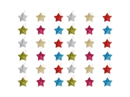 36 Pêndulos Estrela Natal Decoração Mini para Árvores e Presentes NEVEANCE