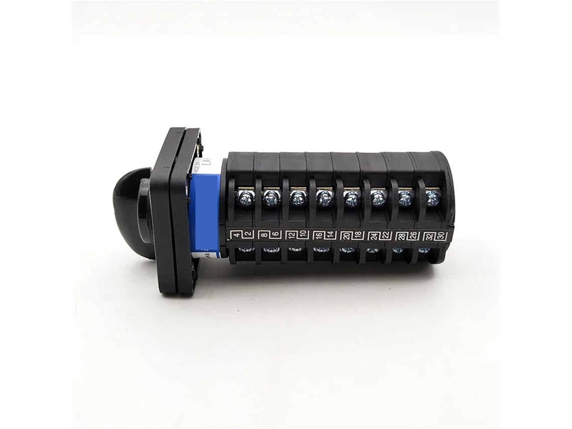 Interruptor De Ignição Intertravado, 32 Terminais, 3 Posições, 8 Seções, Ca 660v, 10a, Interruptor De Comutação