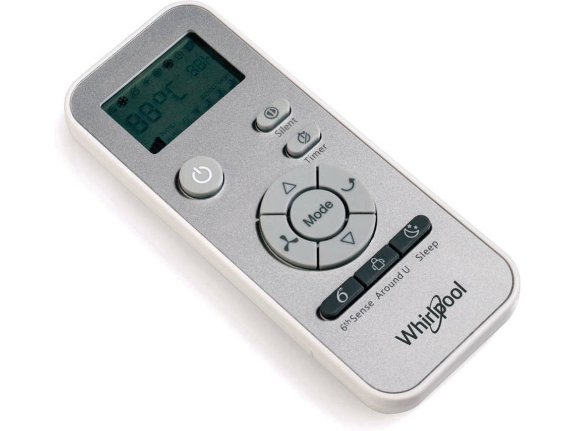 Ar Condicionado Portátil WHIRLPOOL PACW29HP (18 m² - 9000 BTU - Branco)