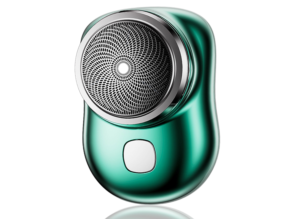 Mini Barbeador Elétrico Portátil Mini Barbeador Elétrico para Homens Barbeador Recarregável Usb Fácil de Usar com Um Botão JEDBESETZT