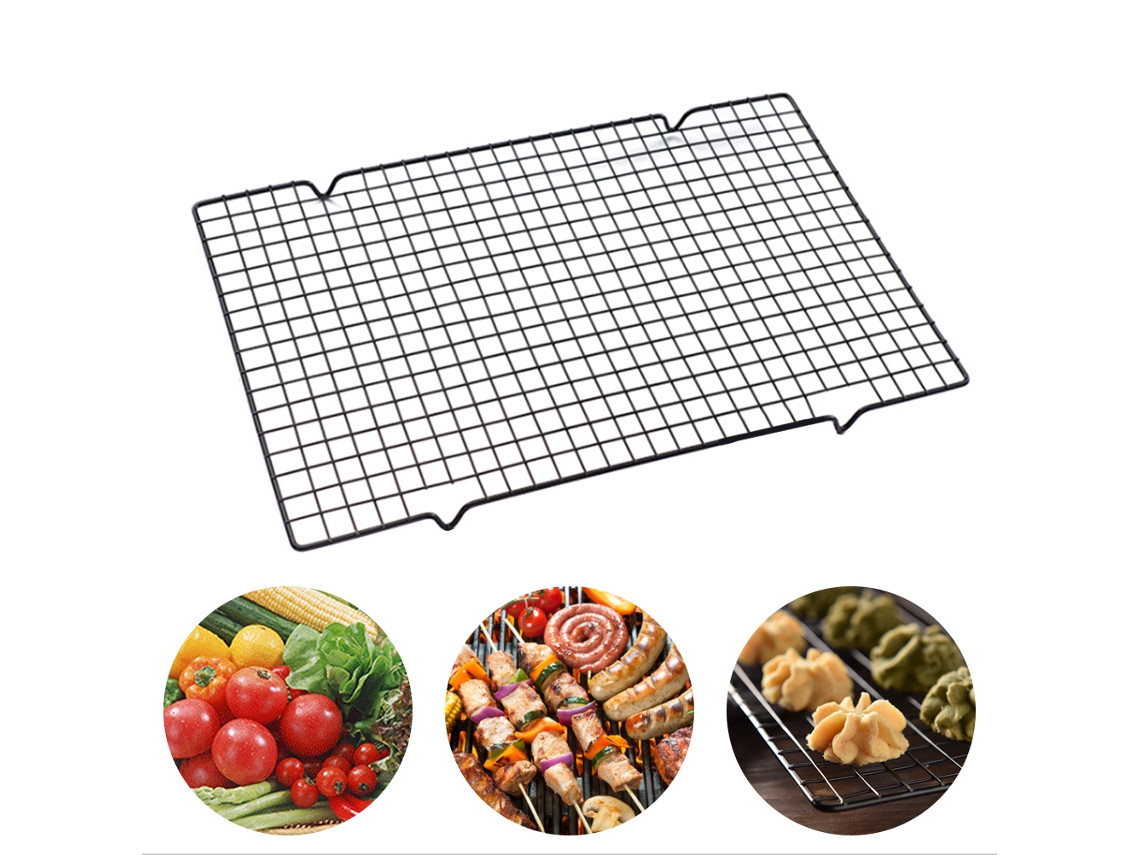 Grelha De Metal Para Resfriamento De Bolos, Pães E Outros Assados, Grelha Antiaderente Para Utensílios De Cozinha