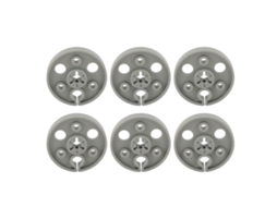 Haste PRIME KANG LAXISCREED para fitas de 1/4 polegada, 7 polegadas, aço inox
