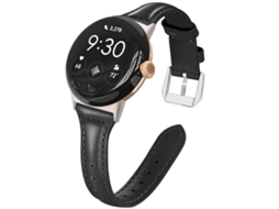 Bracelete Para Google Pixel Watch 1/2/3, Couro Pu, 41mm（preto）czhhmart