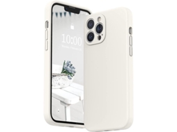 2026 capa de Silicone Compatível com Iphone 13 Pro Max Branca (6.7 Polegadas 2021)