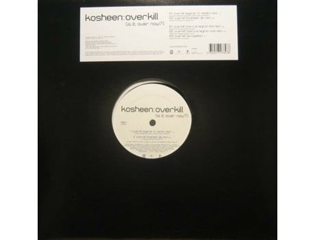 Vinil Overkill Is It Over Now Moksha Recordings Universal Music Group
