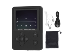 Reprodutor MP3 com Tela Tft Touch 1.8'' Hifi, Sem Perdas, Bluetooth 8h, Bateria 4GB, Prata | S/MARCA