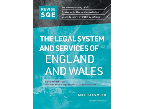 Livro Revise SQE The Legal System and Services of England and Wales de Amy Sixsmith (Inglês)