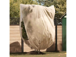 Vidaxl Capas De Fleece Para Proteção Contra Geada Bege 2,4 X 2 M