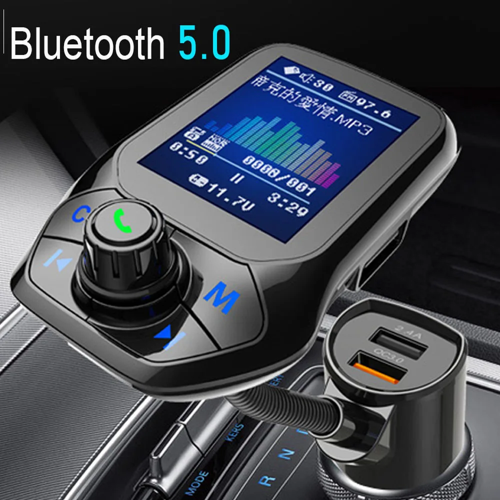 Transmissor Fm Bluetooth Veicular, Usb, Carga Rápida, Mp3