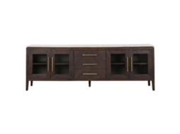 Buffet de Mármore Travertino com Formato de Manga ALEXANDRA HOUSE LIVING (200x40x70cm)