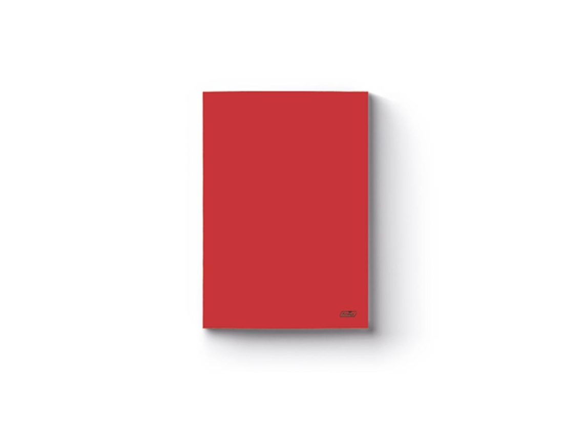 Caderno Agrafado A5 Capa Vermelha Spring 60F Pautado