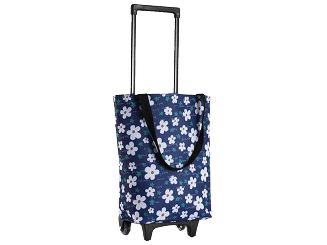 Saco de Compras Dobrável Lady Big Cart Armazenamento Portátil Carrinho Legumes com Whe GOKOCO