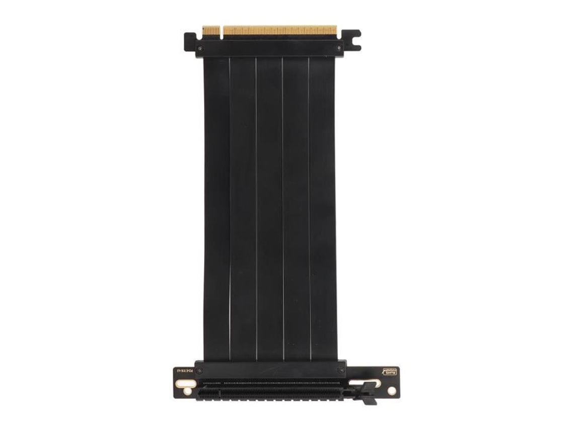 Cabo de Extensão HURRISE Pcie4.0 Cabo de Extensão Pci Express4.0 Suporte de 90 Graus X16 X8 X4 X1 Cabo de Extensão