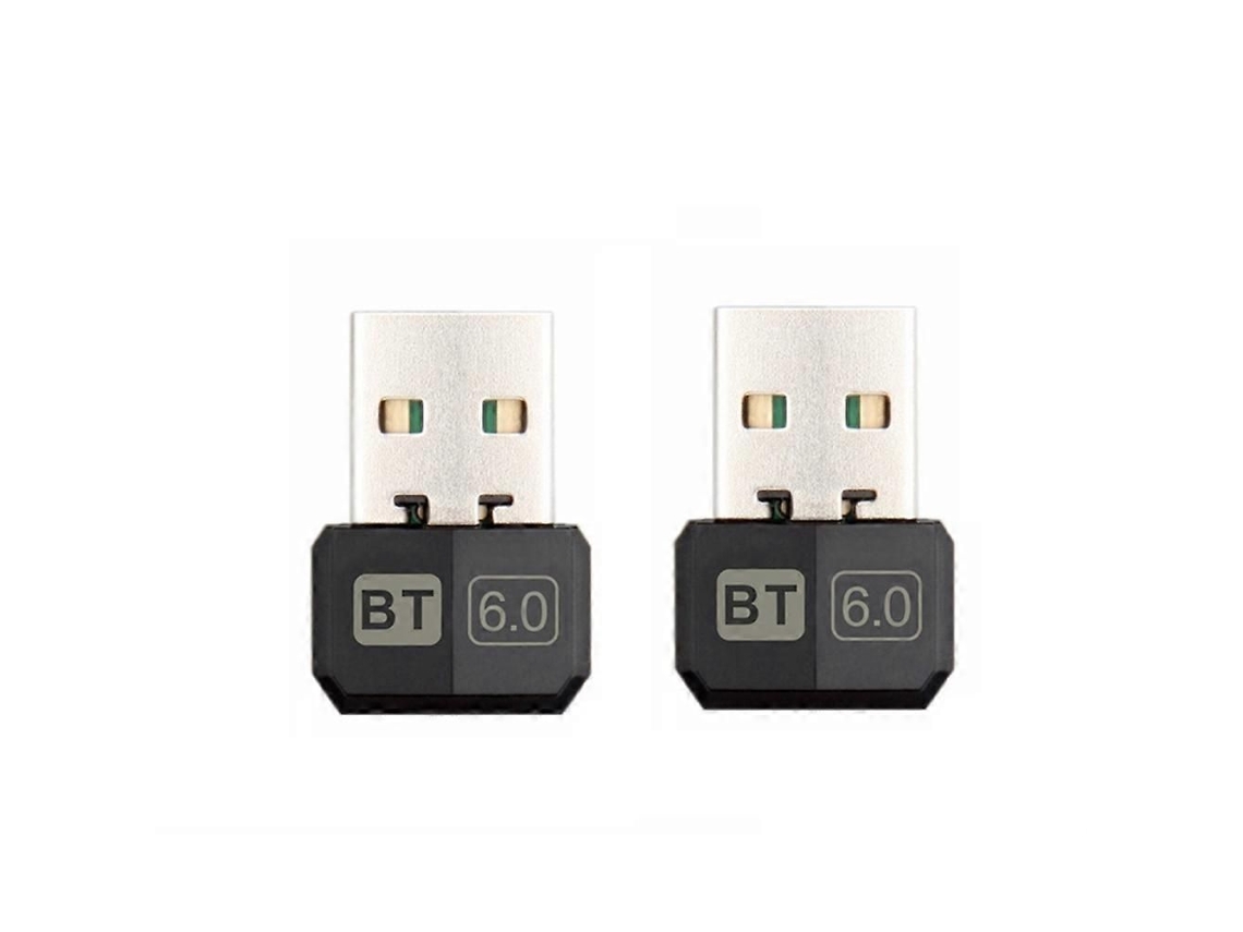 2 adaptadores USB Bluetooth 6.0 para PC, transmissor e receptor GOKOCO