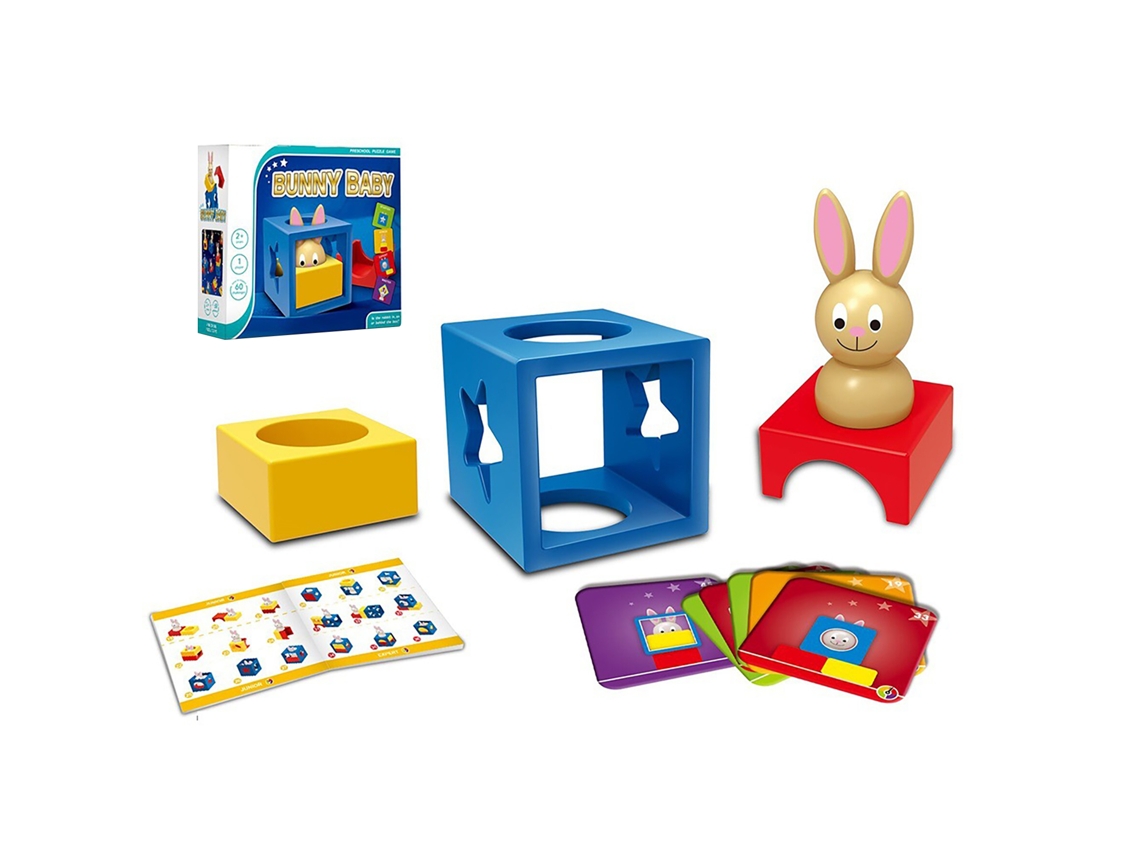 Primerox brinquedos de Construção de Quebra cabeça Bunny para Crianças: Educativo, com 60 Níveis e Desenvolvimento de Imagination