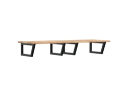 Basin Shelf, Basin Shelves Vidaxl Marrom Madeira De Acácia (160 X 50 X 2 Cm)
