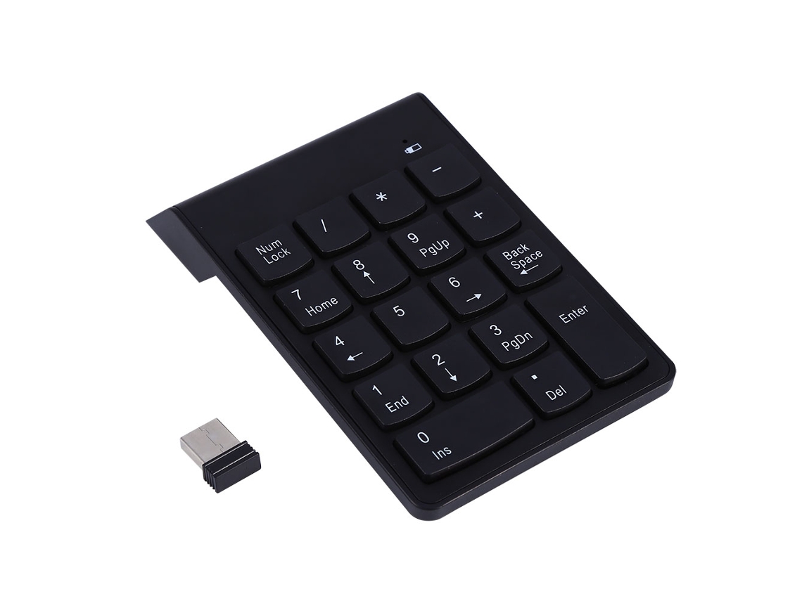 Teclado Numérico LAXISCREED (sem Fio 2.4g, Design Chocolate)