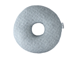Almofada para piercing BRILVIBERA com orifício para anel (cinza xadrez)