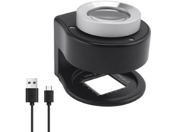 Lupa De Aumento 30x Com 6 Luzes Led, Lupa De Joalheiro Portátil Recarregável Em Metal, Lupa Com Luz. Gokoco