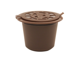 5 Cápsulas de Café Reutilizáveis em Castanho DUREFORWARD