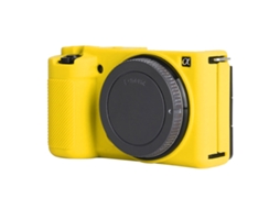Capa Protetora de Silicone Macio para Sony Zv e10 Amarela XIAOMOYU